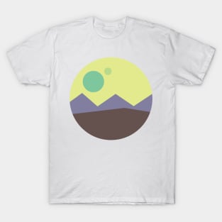 Mountain view illustration T-Shirt